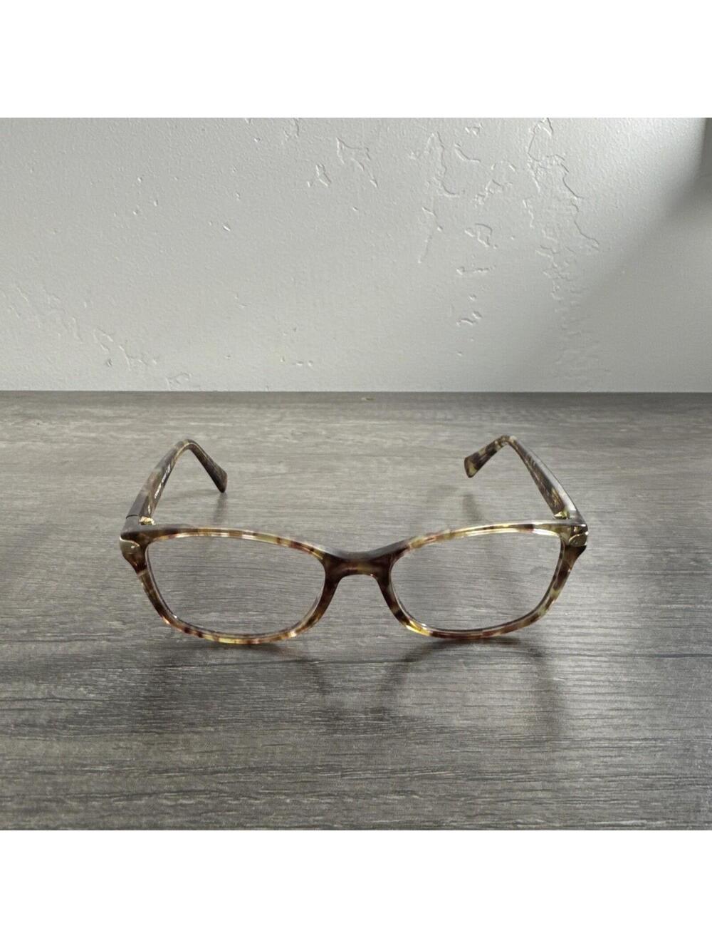 Coach Eyeglasses HC 6065 5287 Confetti Light Brown FRAMES ONLY 49-17-135